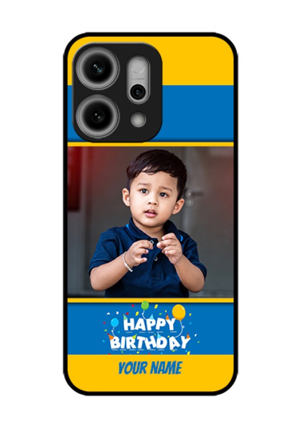 Oppo Reno 14 Pro 5G Custom Glass Phone Case - Birthday Wishes Design