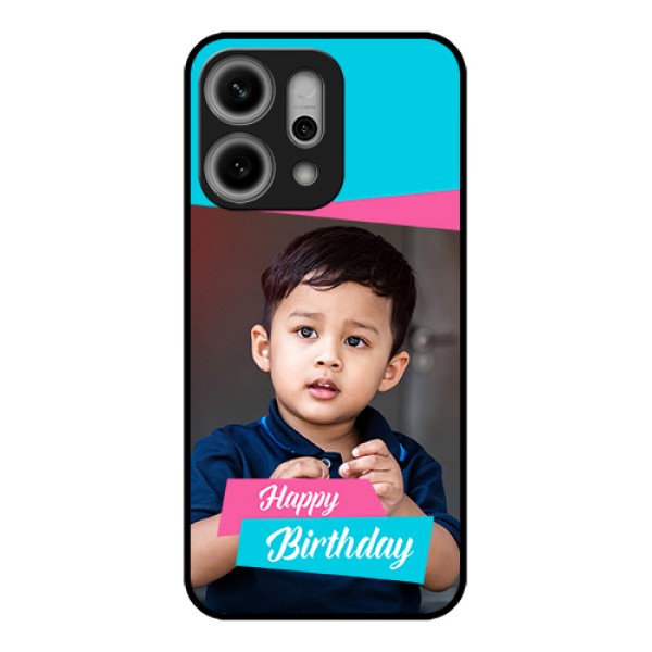 Oppo Reno 14 Pro 5G Custom Glass Phone Case - Image Holder With 2 Color Design