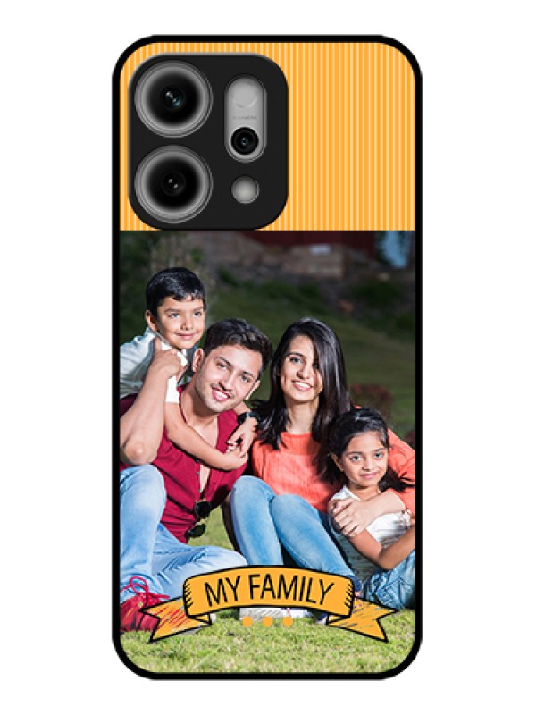 Custom Oppo Reno 14 Pro 5G Custom Glass Phone Case - My Family Design