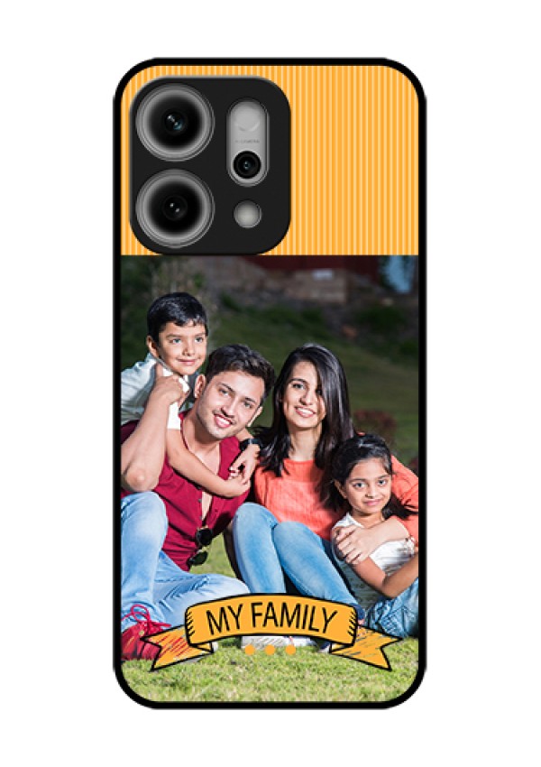 Oppo Reno 14 Pro 5G Custom Glass Phone Case - My Family Design