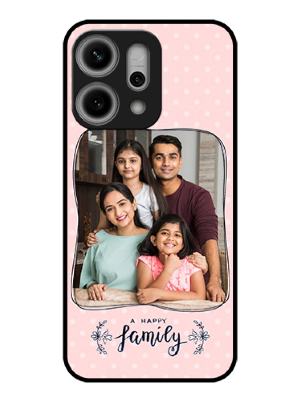 Custom Oppo Reno 14 Pro 5G Custom Glass Phone Case - Family With Dots Design