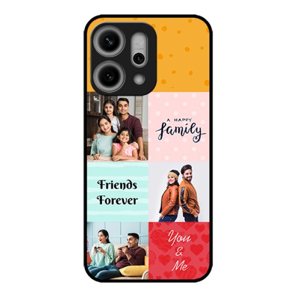 Oppo Reno 14 Pro 5G Custom Glass Phone Case - Images With Quotes Design