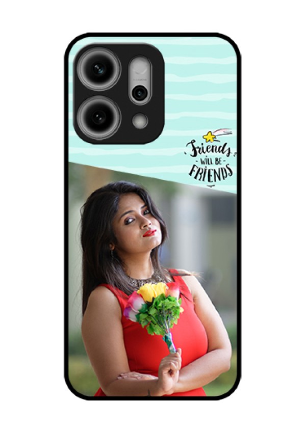 Oppo Reno 14 Pro 5G Custom Glass Phone Case - Friends Picture Icon Design