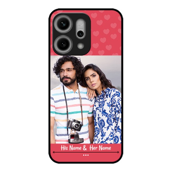 Oppo Reno 14 Pro 5G Custom Glass Phone Case - Simple Love Design