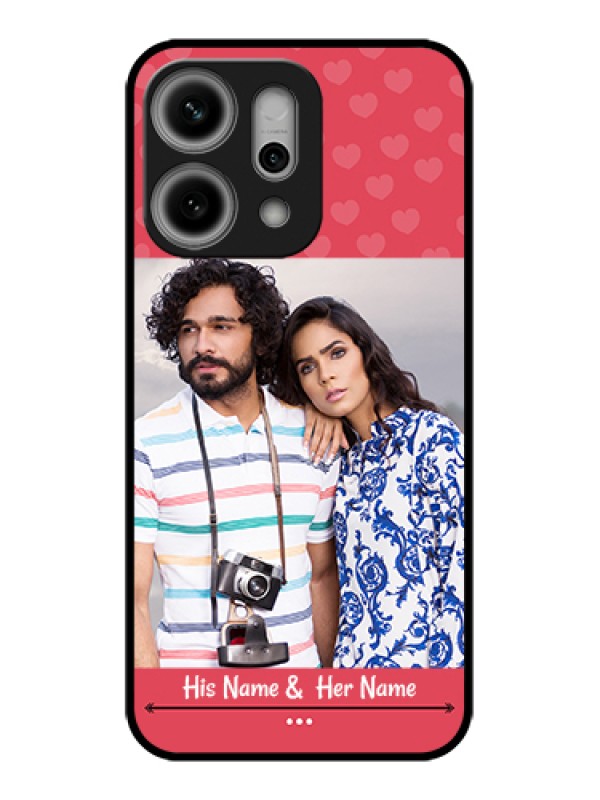 Custom Oppo Reno 14 Pro 5G Custom Glass Phone Case - Simple Love Design