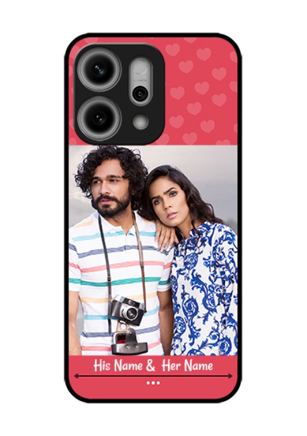 Oppo Reno 14 Pro 5G Custom Glass Phone Case - Simple Love Design