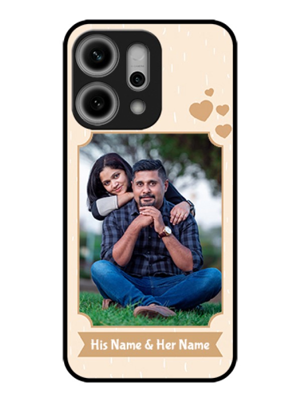 Custom Oppo Reno 14 Pro 5G Custom Glass Phone Case - With Confetti Love Design