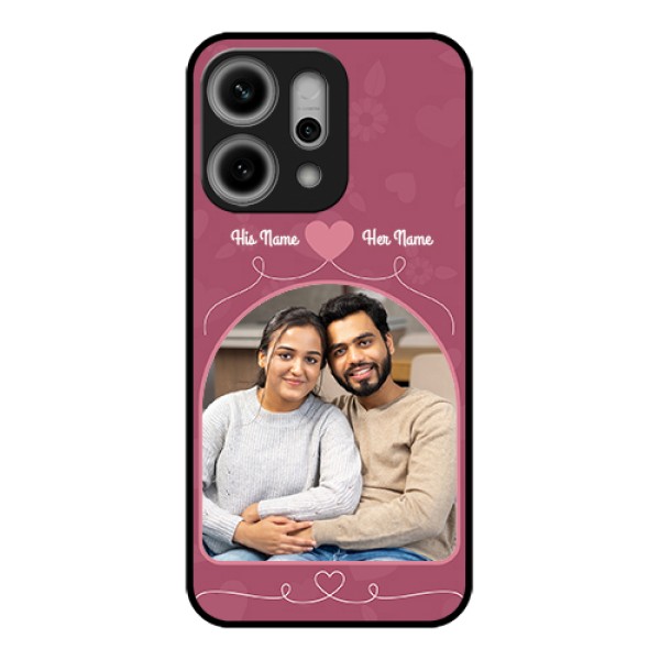 Oppo Reno 14 Pro 5G Custom Glass Phone Case - Love Floral Design