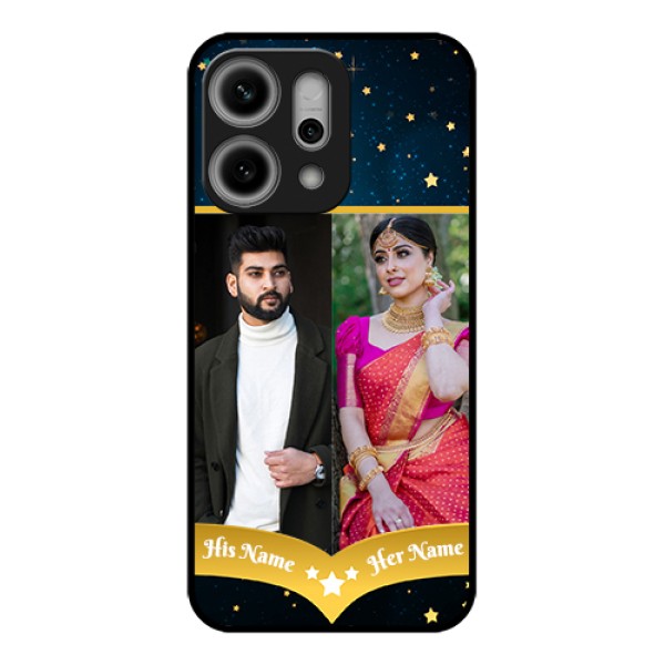 Oppo Reno 14 Pro 5G Custom Glass Phone Case - Galaxy Stars Backdrop Design Oppo Reno 14 Pro 5G Custom Glass Phone Case - Galaxy Stars Backdrop Design