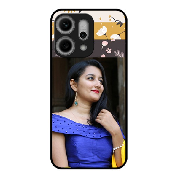 Oppo Reno 14 Pro 5G Custom Glass Phone Case - Stylish Floral Design