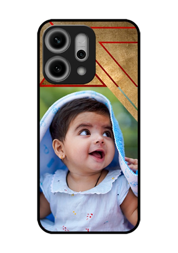 Oppo Reno 14 Pro 5G Custom Glass Phone Case - Gradient Abstract Texture Design