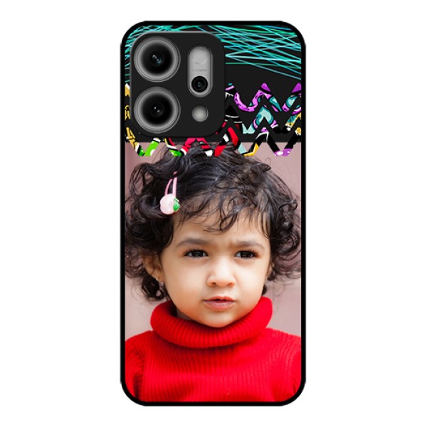 Oppo Reno 14 Pro 5G Custom Glass Phone Case - Neon Abstract Design