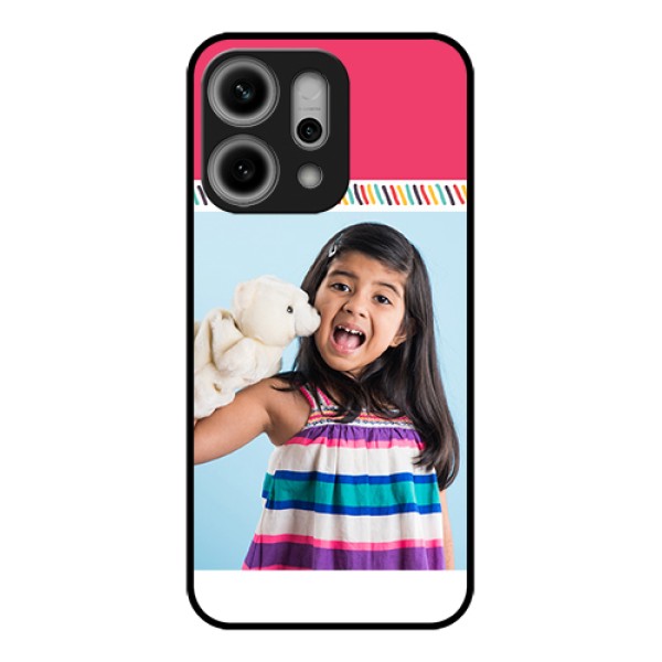 Oppo Reno 14 Pro 5G Custom Glass Phone Case - Line Art Design