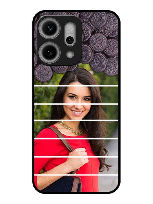 Custom Oppo Reno 14 Pro 5G Custom Glass Phone Case - With Oreo Biscuit Design
