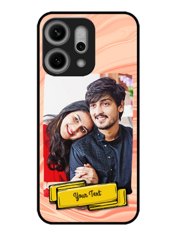 Custom Oppo Reno 14 Pro 5G Custom Glass Phone Case - Marble Texture Design