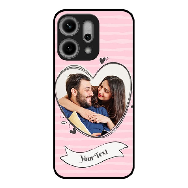 Oppo Reno 14 Pro 5G Custom Glass Phone Case - Vintage Heart Design