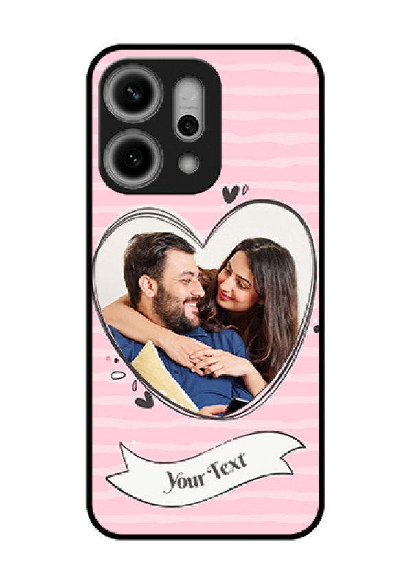 Oppo Reno 14 Pro 5G Custom Glass Phone Case - Vintage Heart Design