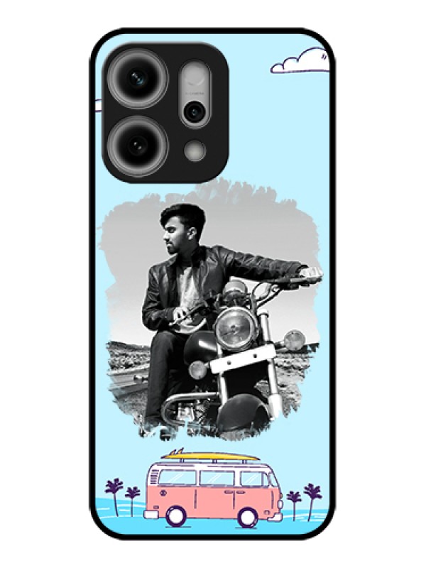Custom Oppo Reno 14 Pro 5G Custom Glass Phone Case - Travel & Adventure Design