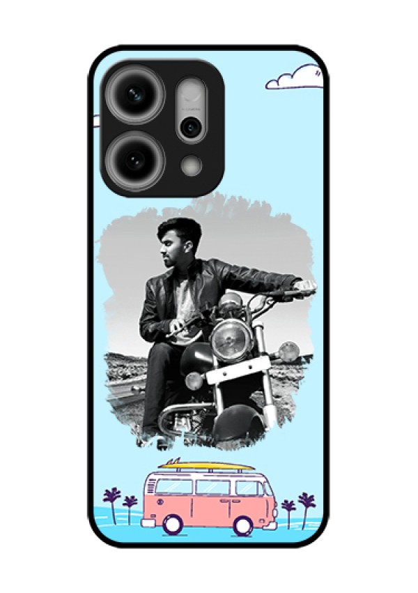 Oppo Reno 14 Pro 5G Custom Glass Phone Case - Travel & Adventure Design