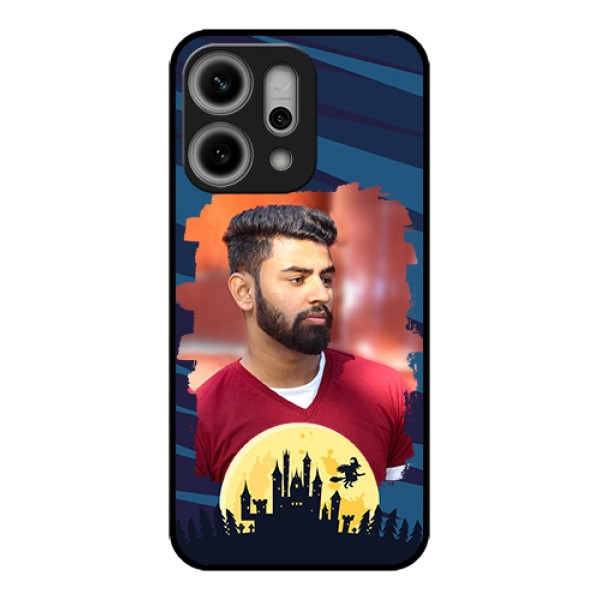 Oppo Reno 14 Pro 5G Custom Glass Phone Case - Halloween Witch Design