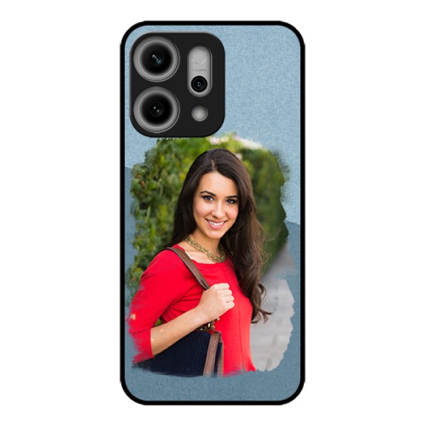 Oppo Reno 14 Pro 5G Custom Glass Phone Case - Grunge Line Art Design