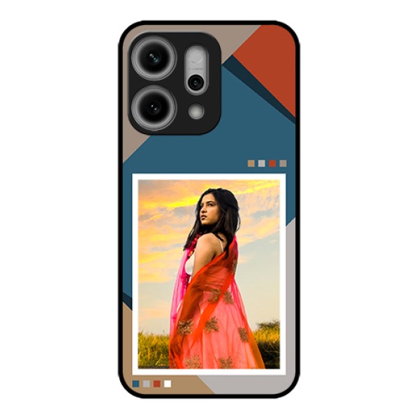 Oppo Reno 14 Pro 5G Custom Glass Phone Case - Retro Color Pallet Design Oppo Reno 14 Pro 5G Custom Glass Phone Case - Retro Color Pallet Design