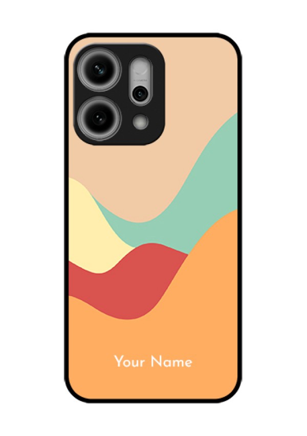 Oppo Reno 14 Pro 5G Custom Glass Phone Case - Ocean Waves Multi - Colour Design