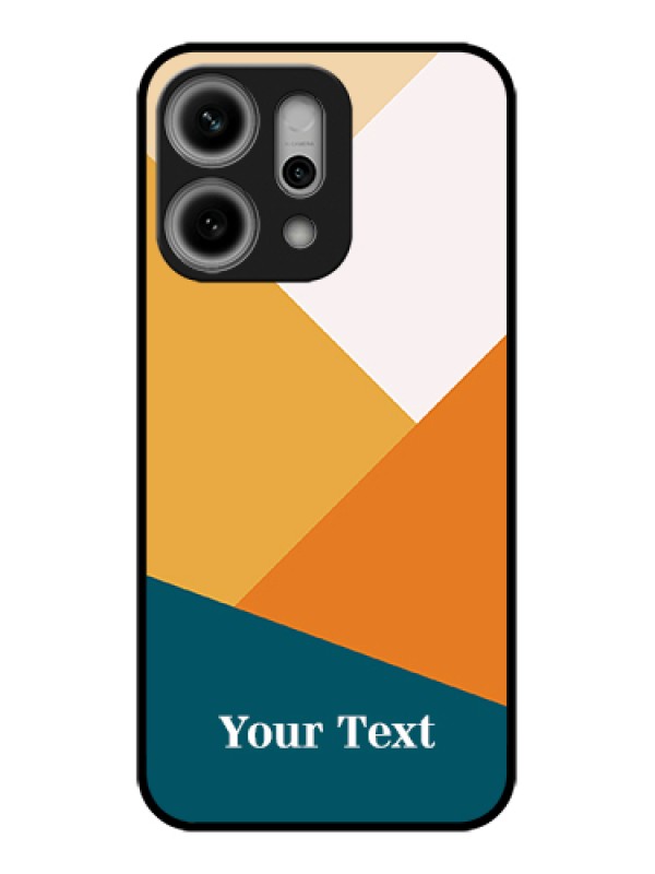 Custom Oppo Reno 14 Pro 5G Custom Glass Phone Case - Stacked Multi - Colour Design