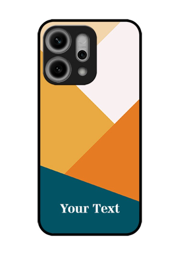 Oppo Reno 14 Pro 5G Custom Glass Phone Case - Stacked Multi - Colour Design