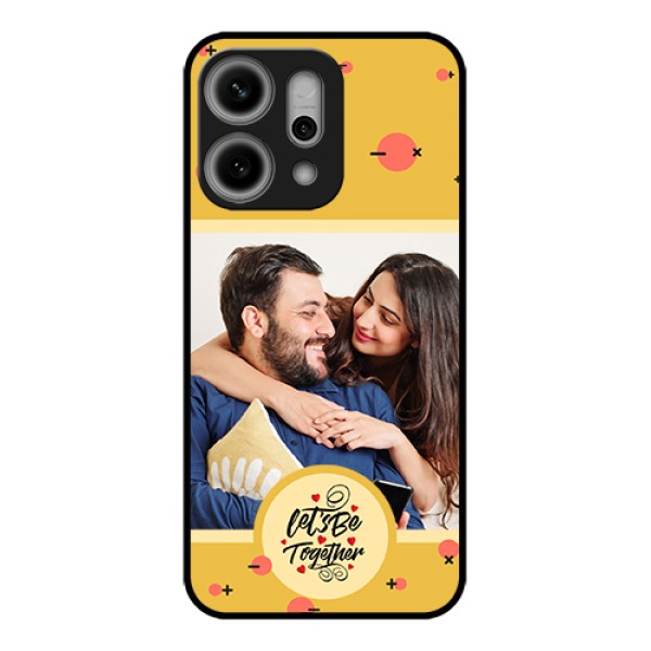 Oppo Reno 14 Pro 5G Custom Glass Phone Case - Lets Be Together Design