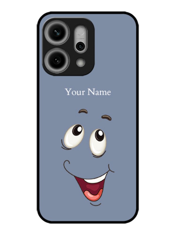 Custom Oppo Reno 14 Pro 5G Custom Glass Phone Case - Laughing Cartoon Face Design