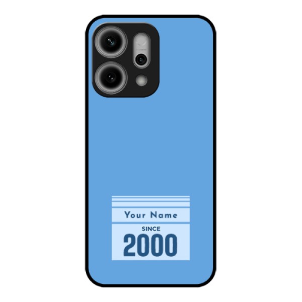 Oppo Reno 14 Pro 5G Custom Glass Phone Case - Custom Year Of Birth Design Oppo Reno 14 Pro 5G Custom Glass Phone Case - Custom Year Of Birth Design