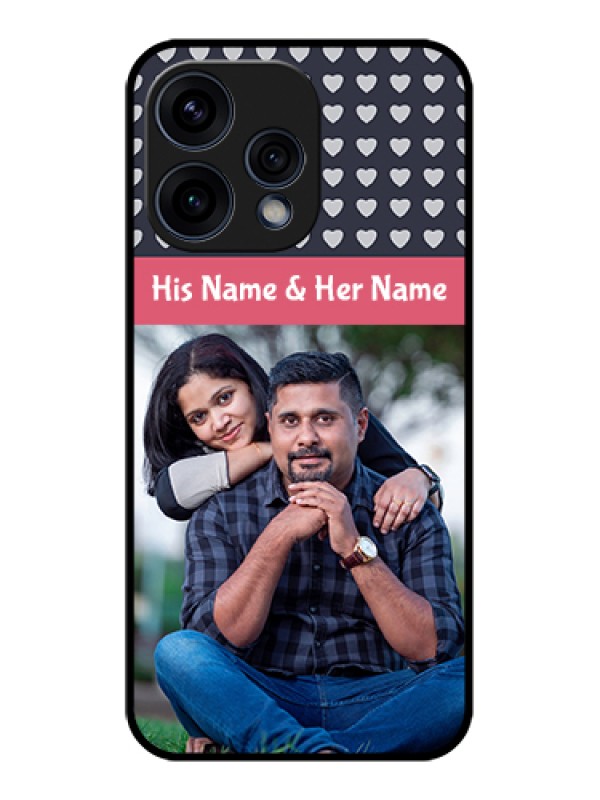 Custom Oppo Reno 15 5G Custom Glass Phone Case - Love Symbols Design