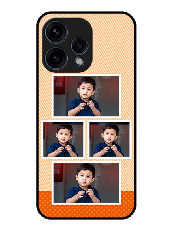 Custom Oppo Reno 15 5G Custom Glass Phone Case - Bulk Photos Upload Design