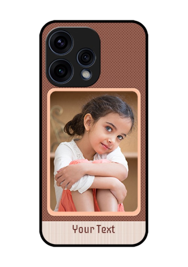Oppo Reno 15 5G Custom Glass Phone Case - Simple Pic Upload Design