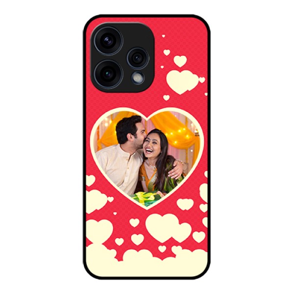 Oppo Reno 15 5G Custom Glass Phone Case - Love Symbols Phone Cover Design