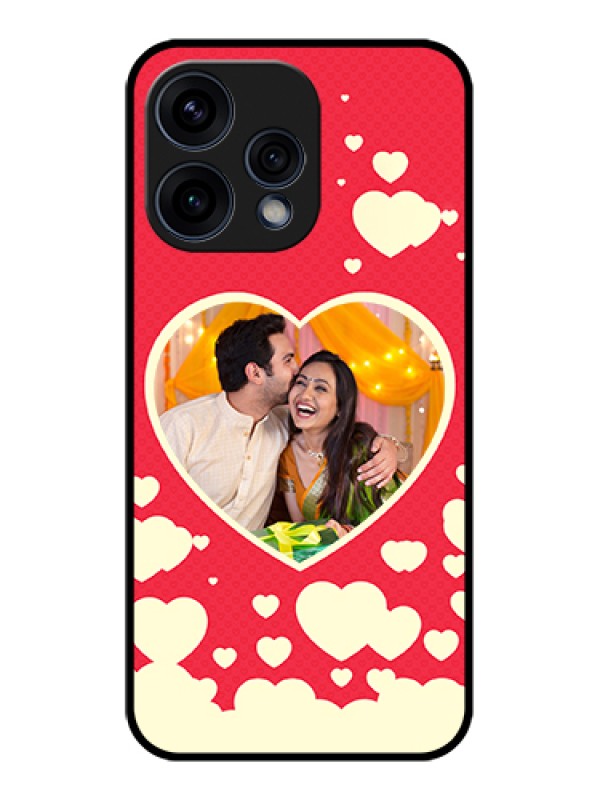 Custom Oppo Reno 15 5G Custom Glass Phone Case - Love Symbols Phone Cover Design