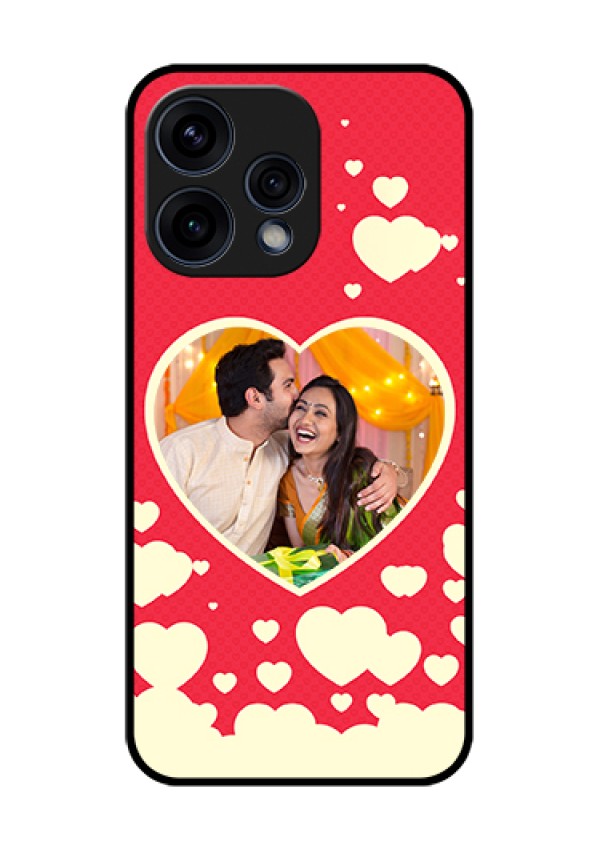 Oppo Reno 15 5G Custom Glass Phone Case - Love Symbols Phone Cover Design