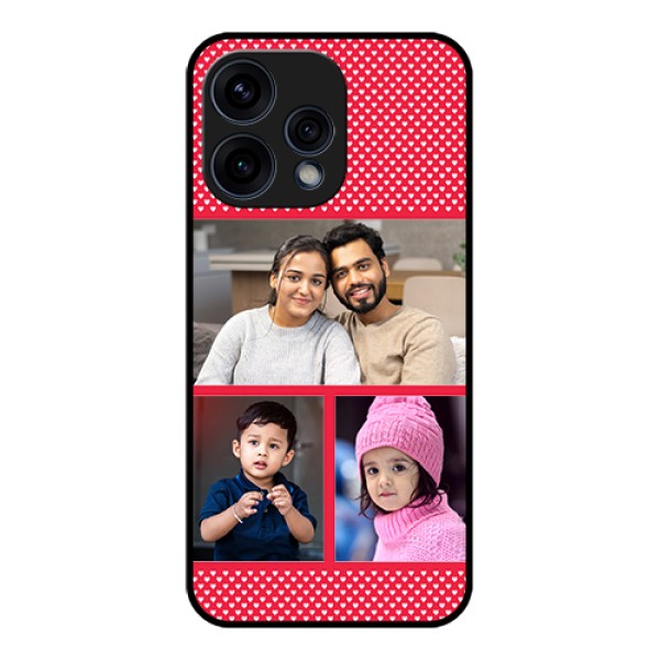 Oppo Reno 15 5G Custom Glass Phone Case - Bulk Photo Upload Design