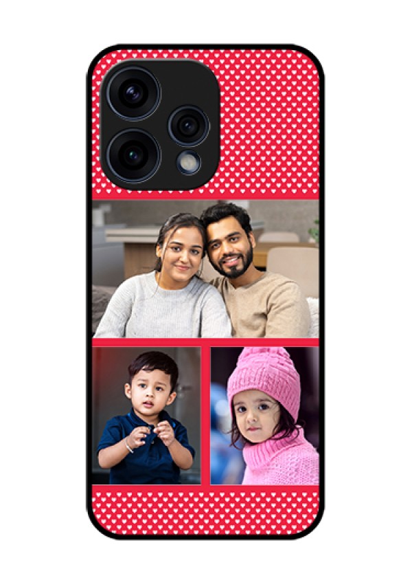 Oppo Reno 15 5G Custom Glass Phone Case - Bulk Photo Upload Design