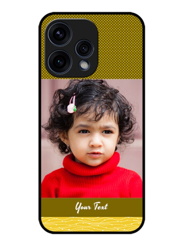 Custom Oppo Reno 15 5G Custom Glass Phone Case - Simple Green Color Design