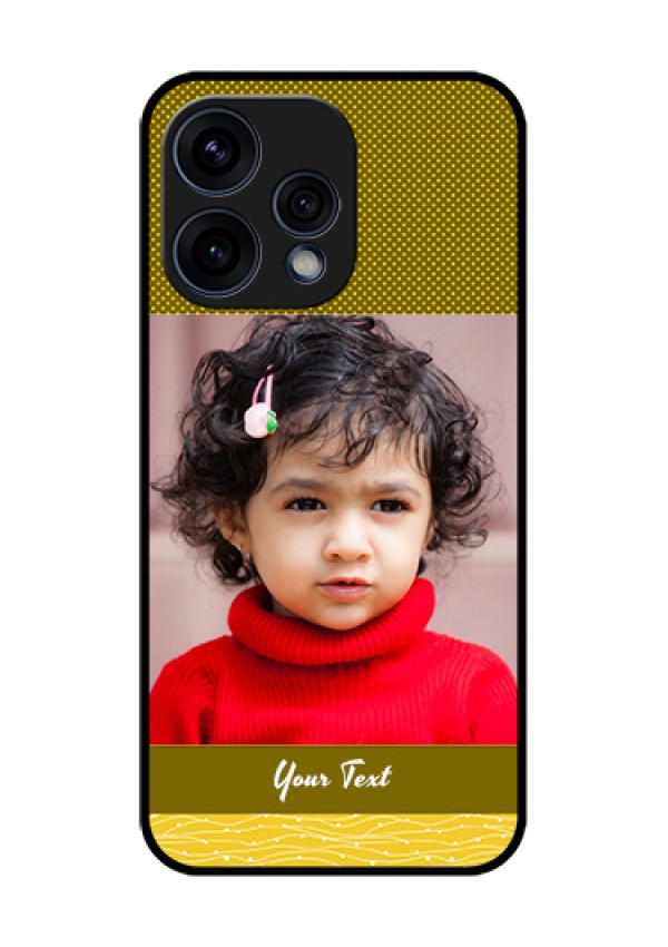 Oppo Reno 15 5G Custom Glass Phone Case - Simple Green Color Design