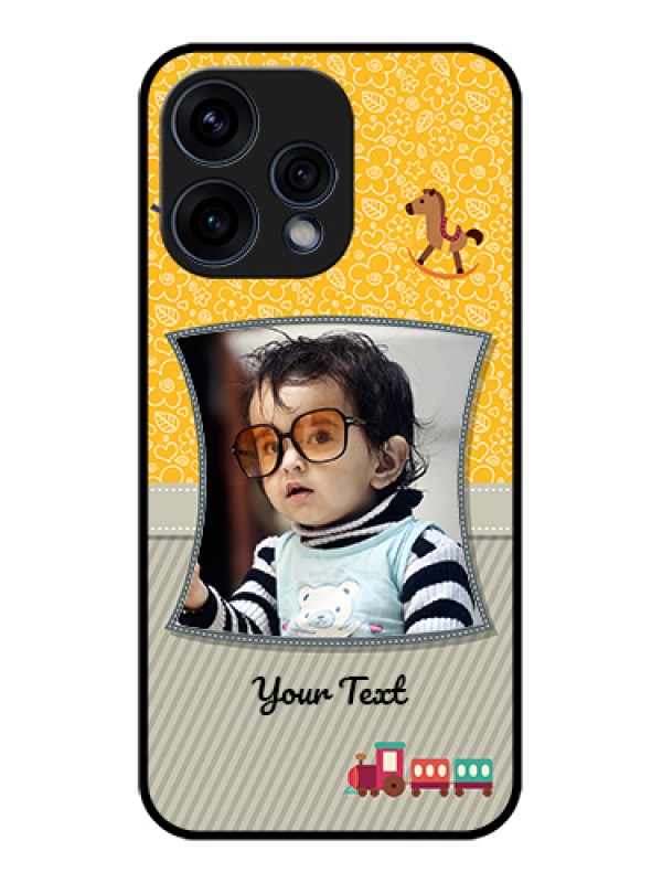 Custom Oppo Reno 15 5G Custom Glass Phone Case - Baby Picture Upload Design