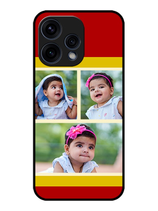 Custom Oppo Reno 15 5G Custom Glass Phone Case - Multiple Pic Upload Design