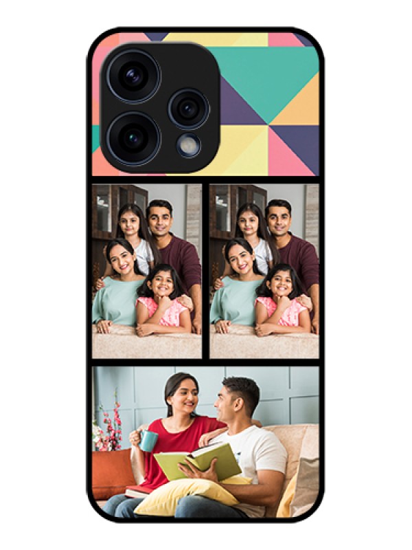 Custom Oppo Reno 15 5G Custom Glass Phone Case - Bulk Pic Upload Design