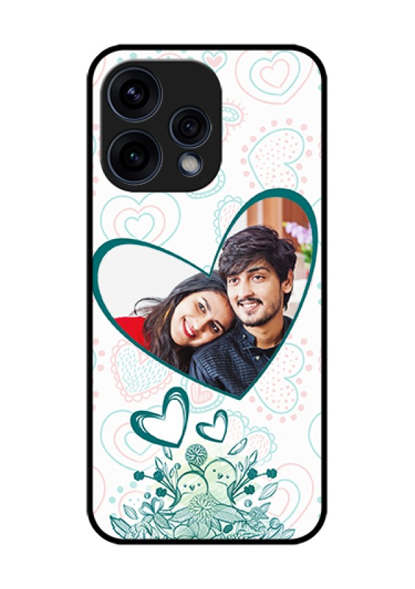 Oppo Reno 15 5G Custom Glass Phone Case - Premium Couple Design