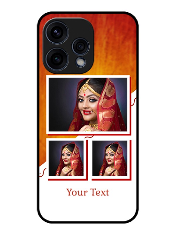 Custom Oppo Reno 15 5G Custom Glass Phone Case - Wedding Memories Design