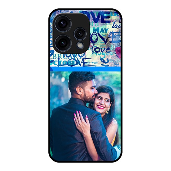 Oppo Reno 15 5G Custom Glass Phone Case - Colorful Love Design