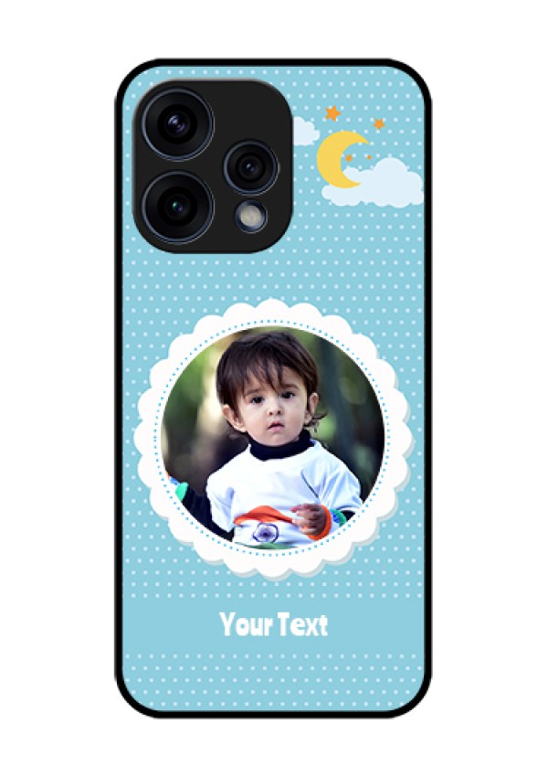 Oppo Reno 15 5G Custom Glass Phone Case - Violet Pattern Design