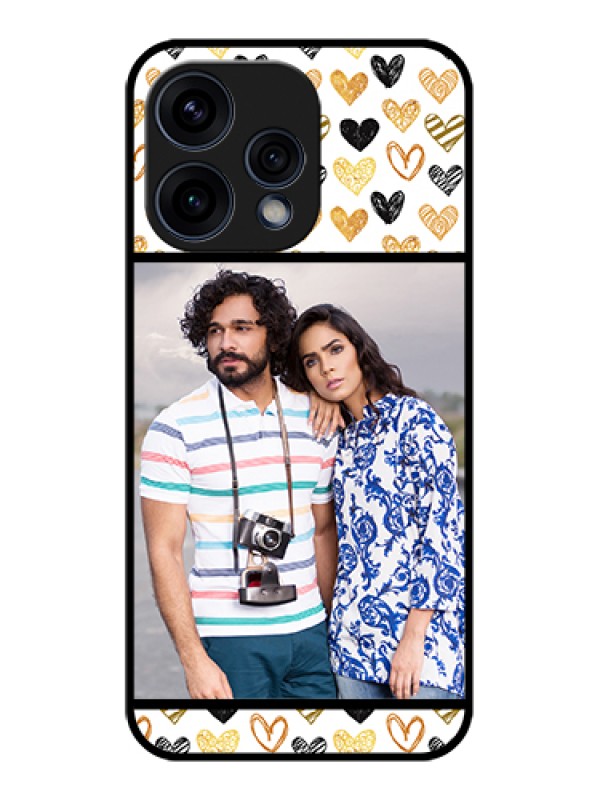 Custom Oppo Reno 15 5G Custom Glass Phone Case - Love Symbol Design